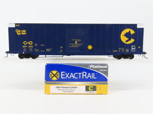 HO Scale ExactRail EP-80402-1 C&O Chessie System 60' Box Car 409002 RTR