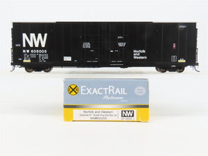 HO Scale ExactRail EP-80303-2 Norfolk & Western 60' Double Plug Door Box Car RTR