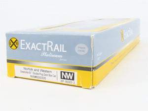 HO Scale ExactRail EP-80303-2 Norfolk & Western 60' Double Plug Door Box Car RTR