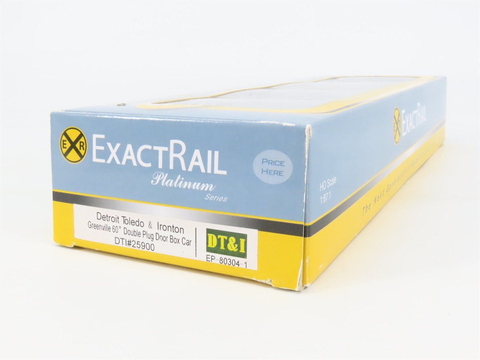 HO Scale ExactRail EP-80304-1 Detroit, Toledo & Ironton 60' Box Car RTR