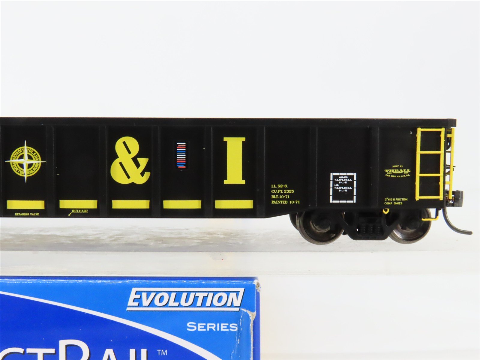 HO Scale ExactRail EE-1902-6 Detroit Toledo & Ironton Thrall 2244 Gondola RTR