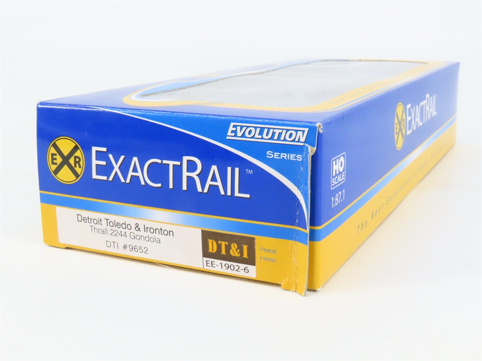 HO Scale ExactRail EE-1902-6 Detroit Toledo & Ironton Thrall 2244 Gondola RTR