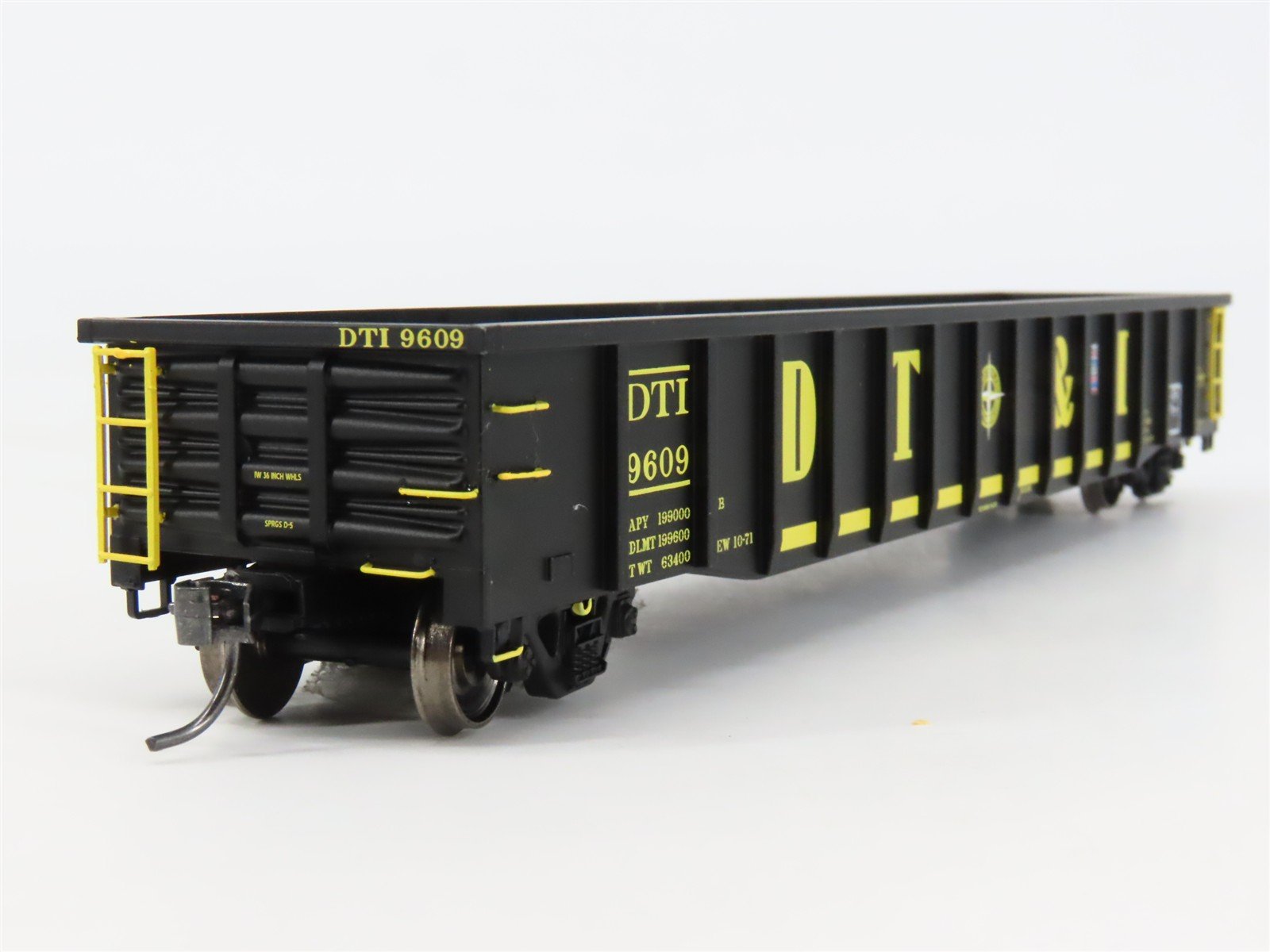 HO Scale ExactRail EE-1902-1 DTI Detroit Toledo & Ironton 52' Gondola 9609 RTR