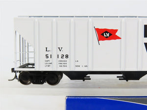 HO Scale ExactRail EP-80176-3 LV Lehigh Valley 3-Bay Covered Hopper 51128 RTR