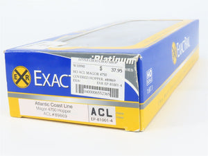 HO Scale ExactRail EP-81001-4 ACL Atlantic Coast Line 3-Bay Covered Hopper RTR