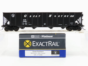 HO Scale ExactRail EP-81456-23 GN Great Northern 4-Bay Hopper 70490 RTR