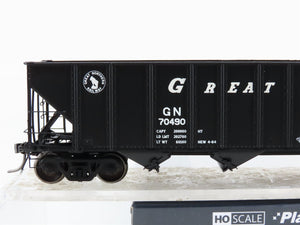 HO Scale ExactRail EP-81456-23 GN Great Northern 4-Bay Hopper 70490 RTR
