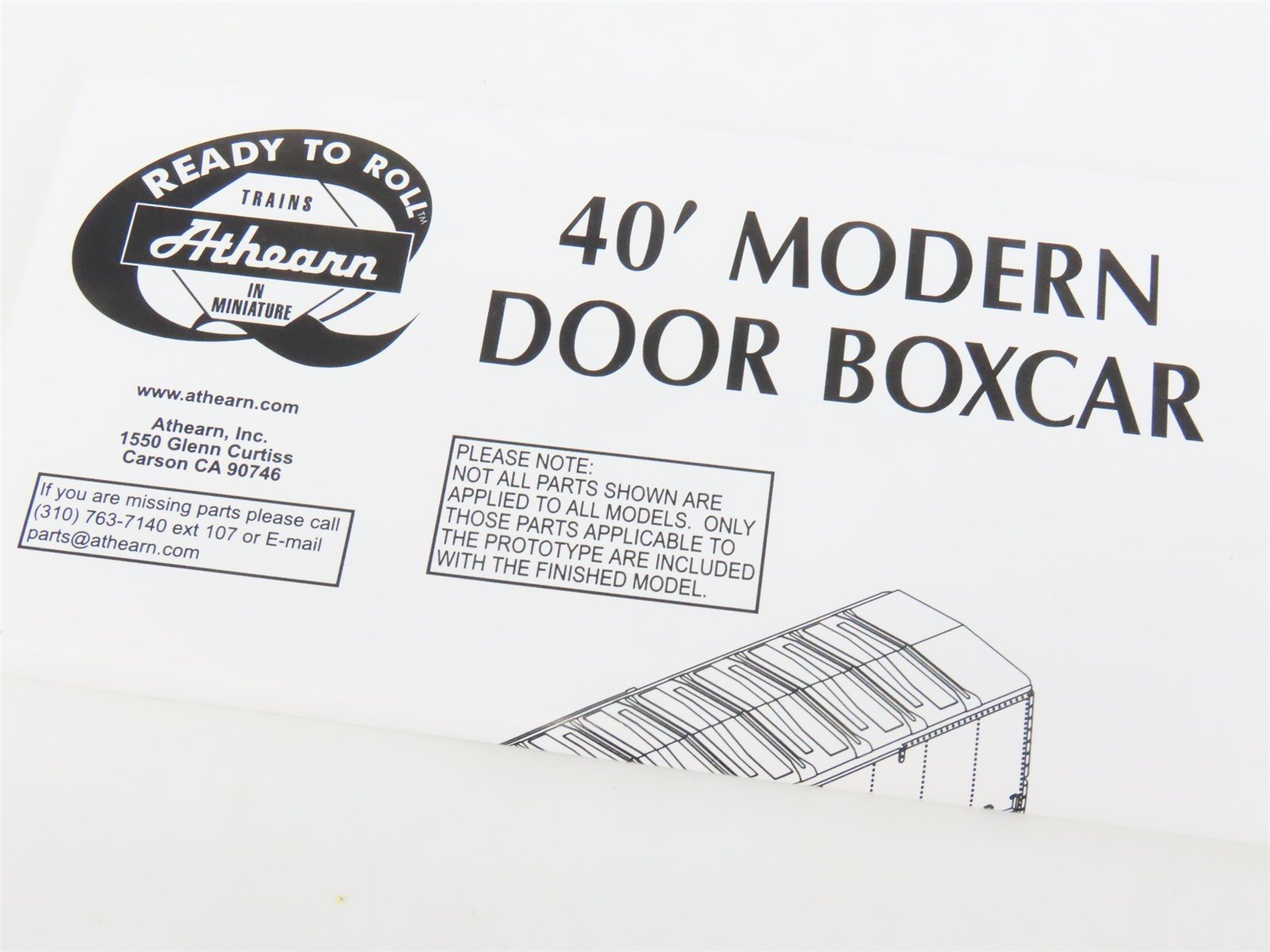 Athearn 70121 Rock Island 40' Box Car 58766 RTR