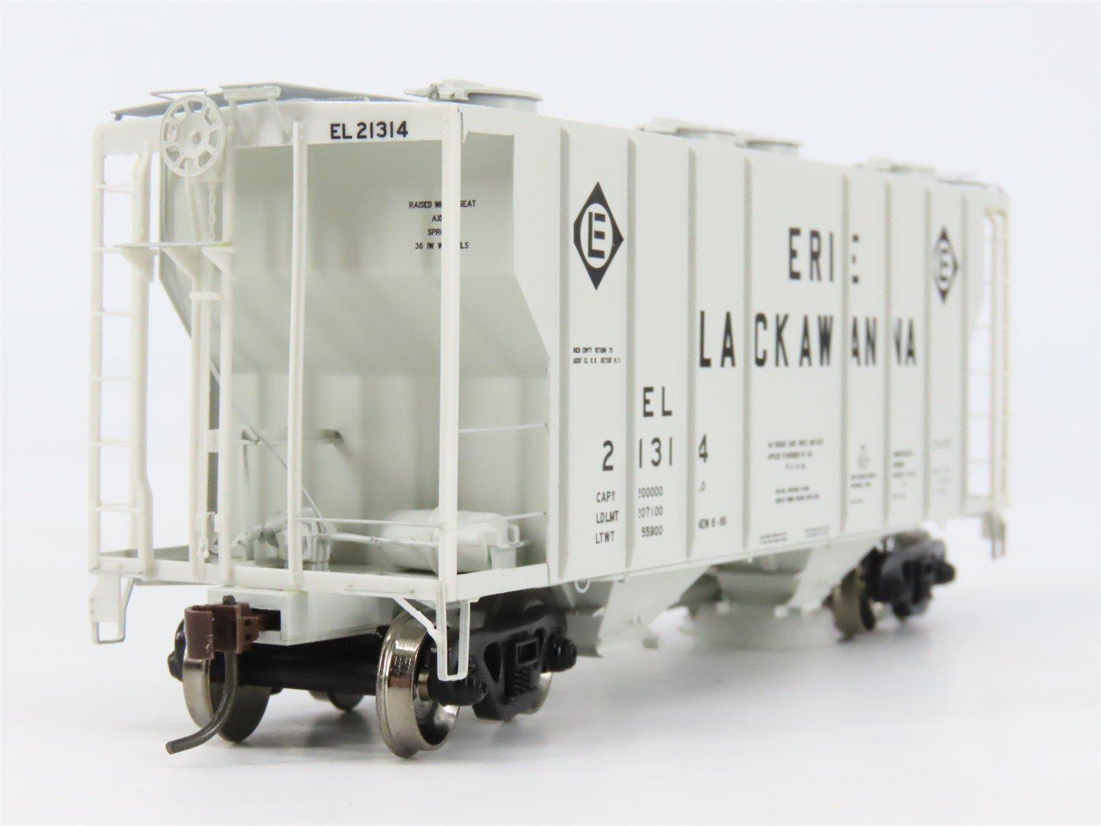 HO Scale Athearn 95529 EL Erie Lackawanna 2-Bay PS-2 2600 Covered Hopper RTR