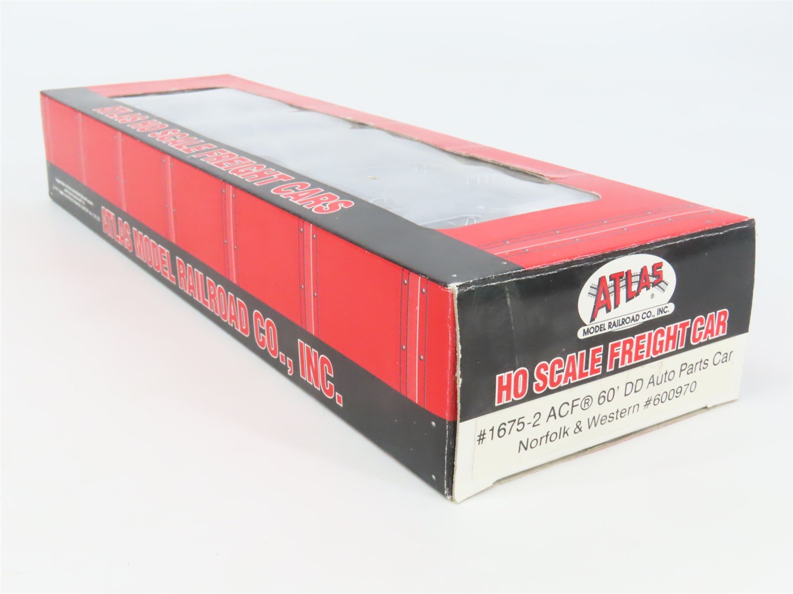 HO Scale Atlas 1675-2 Norfolk & Western 60' Double Door Auto Parts Box Car RTR
