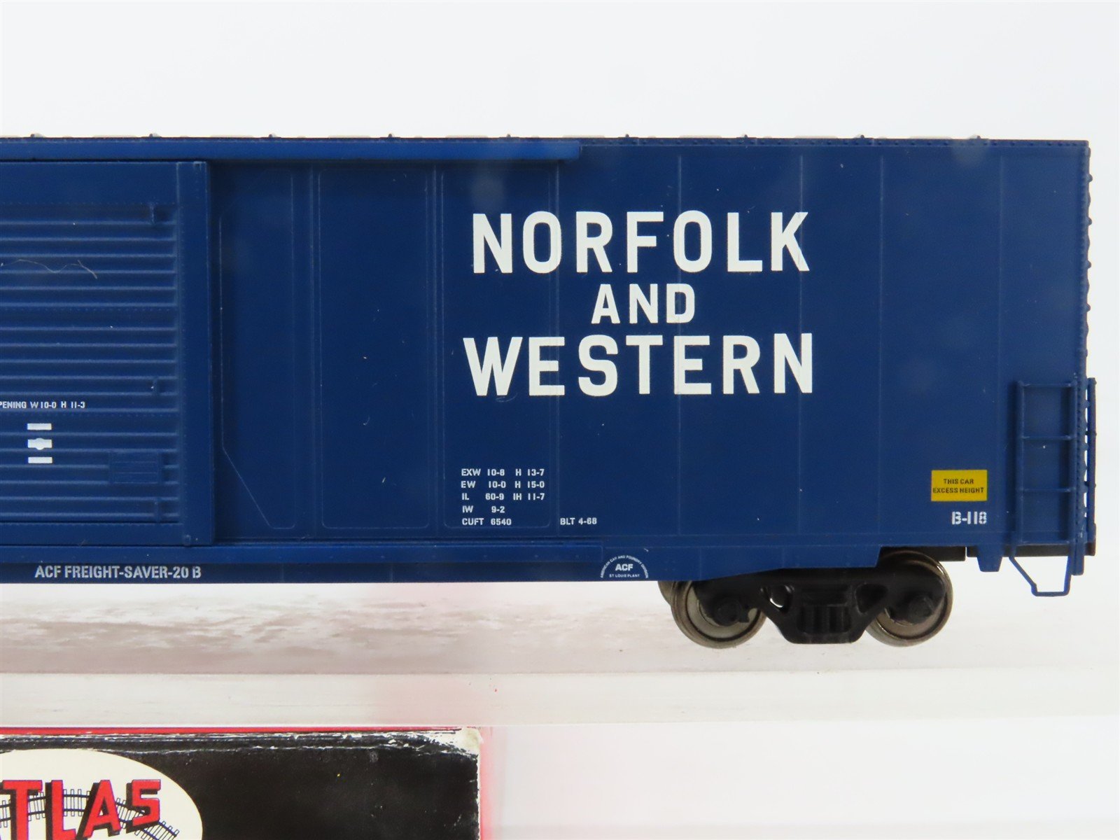 HO Scale Atlas 1655-1 NW Norfolk & Western 60' ACF Auto Parts Box Car 600909 RTR