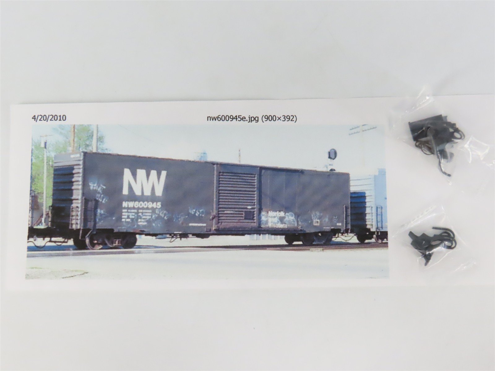 HO Scale Atlas 1655-1 NW Norfolk & Western 60' ACF Auto Parts Box Car 600909 RTR