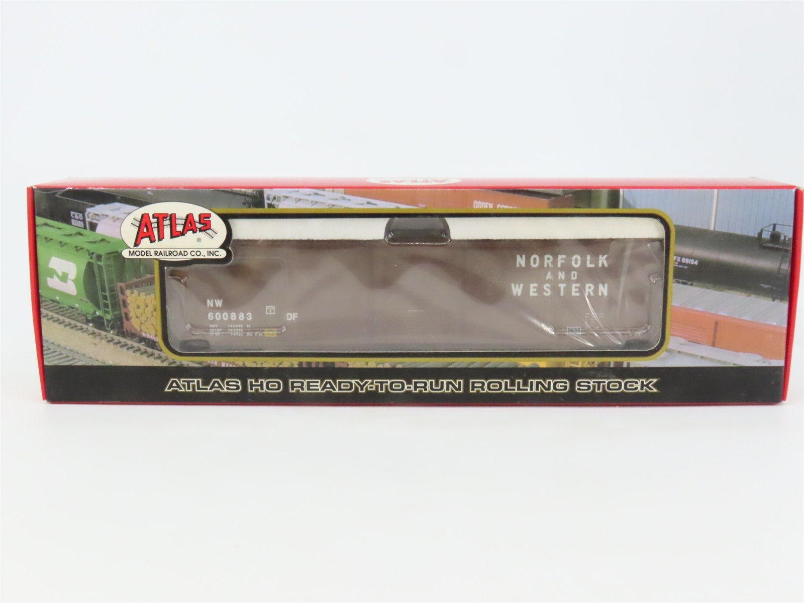 HO Scale Atlas 1668-2 NW Norfolk & Western 60' Auto Parts Box Car 600883 RTR