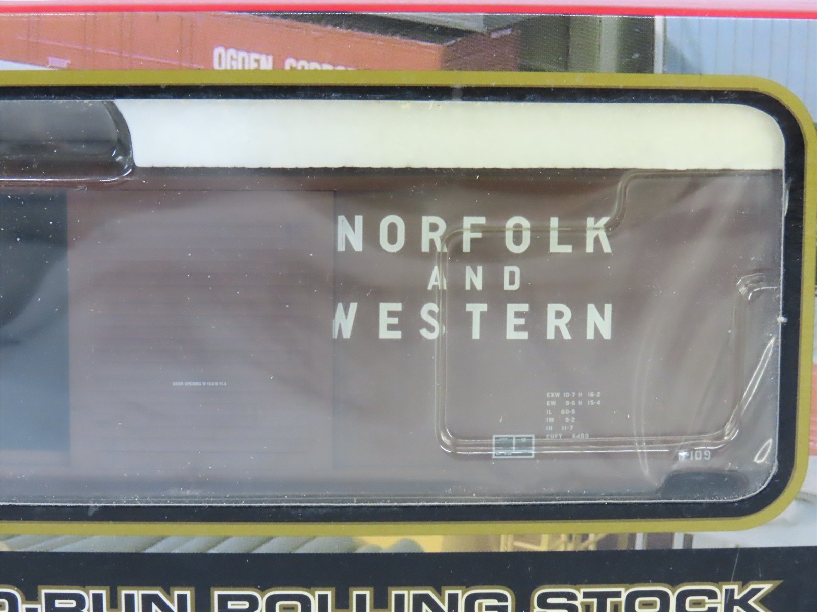 HO Scale Atlas 1668-1 NW Norfolk & Western 60' SD Auto Parts Box Car 600859 RTR