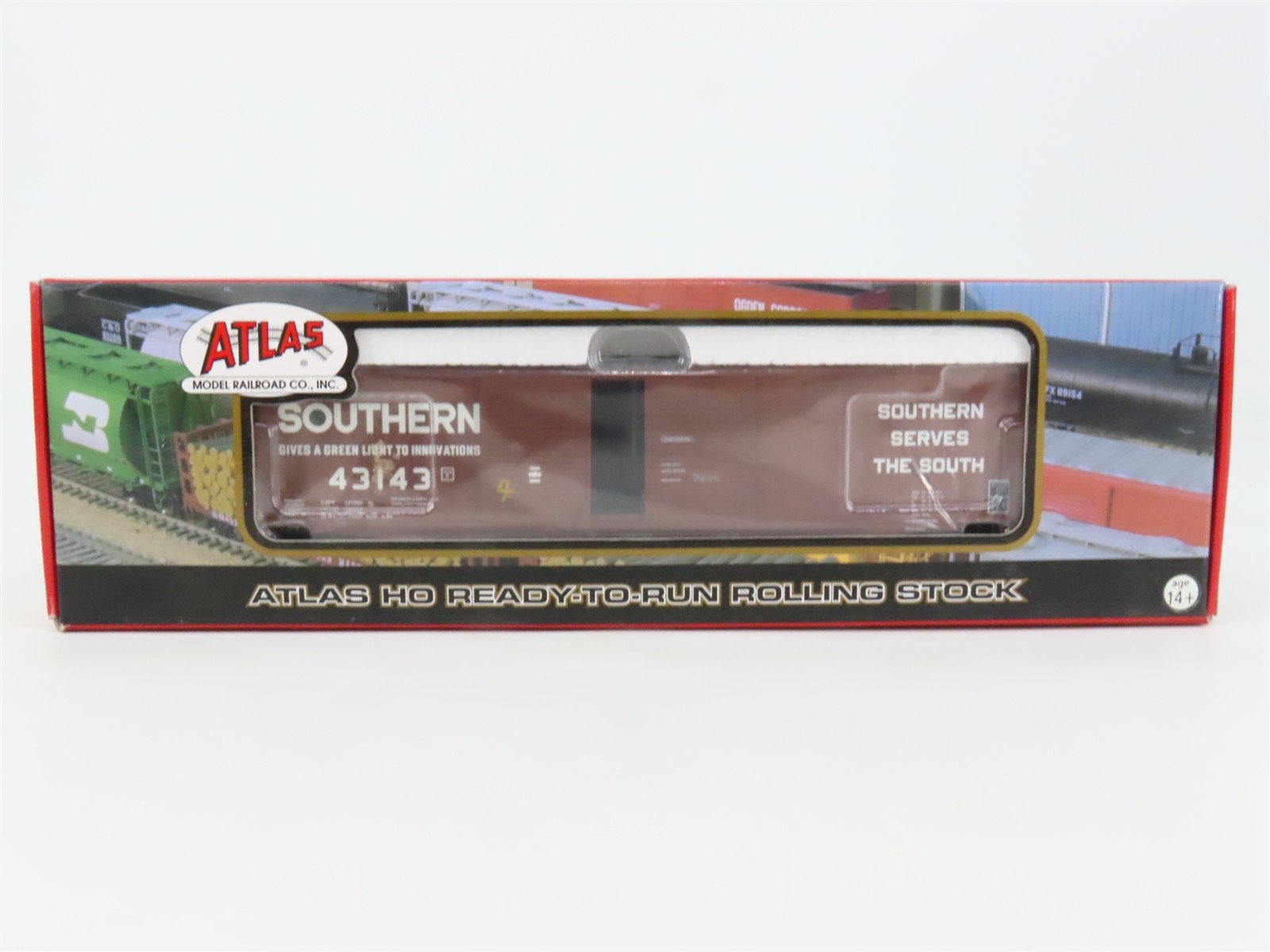 HO Scale Atlas AP-01 SOU Southern 60' Auto Parts Box Car 43143 RTR