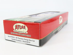 HO Scale Atlas 1354-3 NS Norfolk Southern 50' Precision Design Box Car 2101 RTR