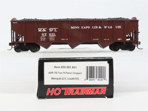 HO Scale Atlas 20001861 MSTL Minneapolis & St. Louis 3-Bay Hopper 67031 RTR