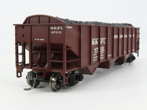 HO Scale Atlas 20001861 MSTL Minneapolis & St. Louis 3-Bay Hopper 67031 RTR