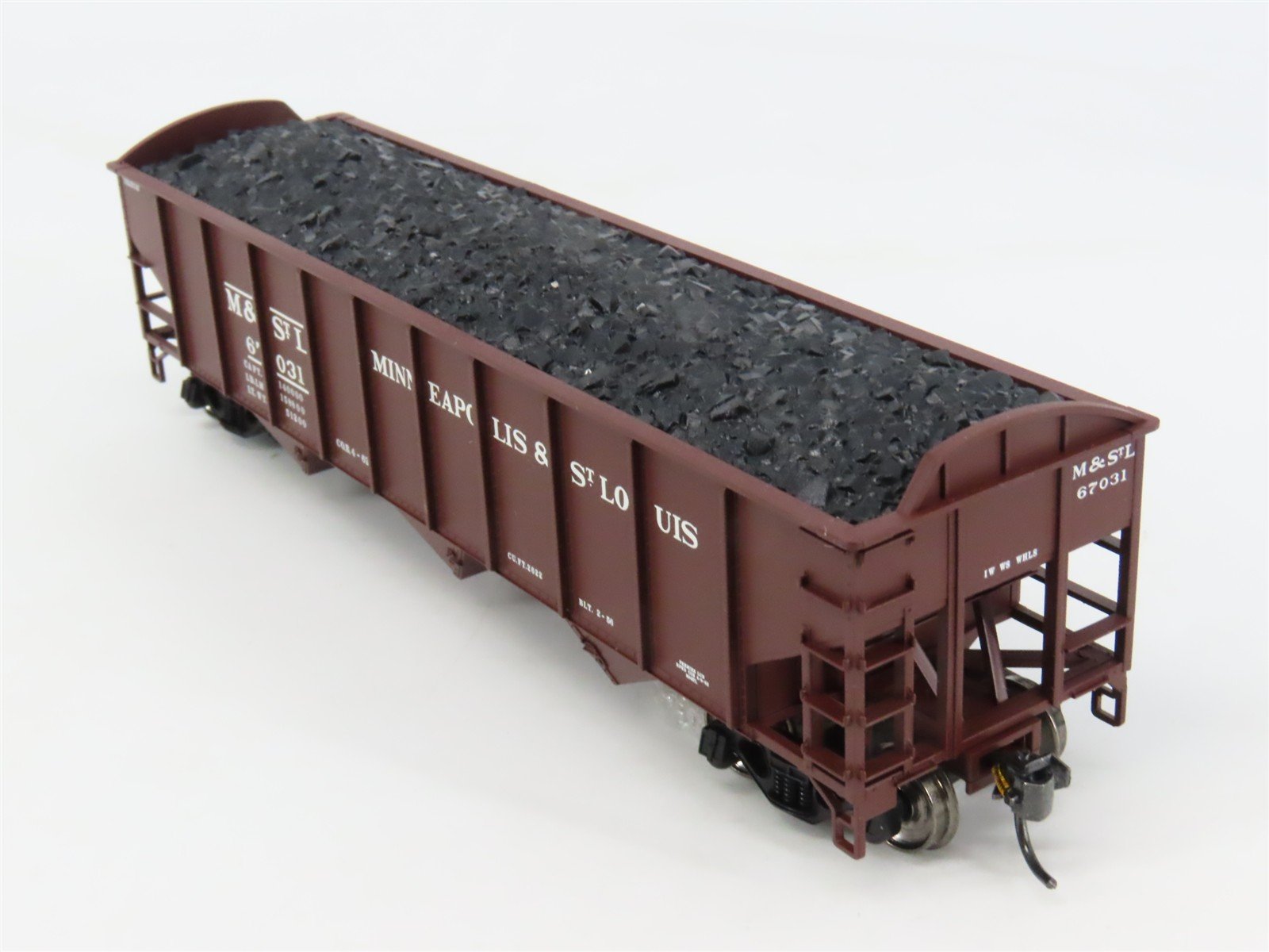 HO Scale Atlas 20001861 MSTL Minneapolis & St. Louis 3-Bay Hopper 67031 RTR