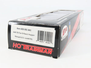 HO Scale Atlas 20001861 MSTL Minneapolis & St. Louis 3-Bay Hopper 67031 RTR