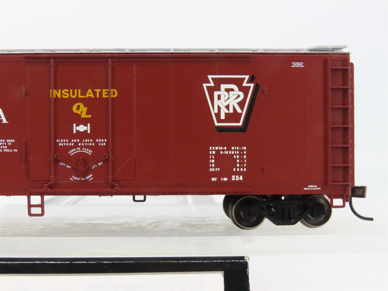 HO Scale Atlas 20001625 PRR Pennsylvania 40' Plug Door Box Car 19174 RTR