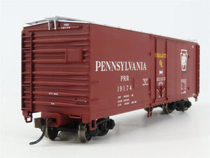 HO Scale Atlas 20001625 PRR Pennsylvania 40' Plug Door Box Car 19174 RTR