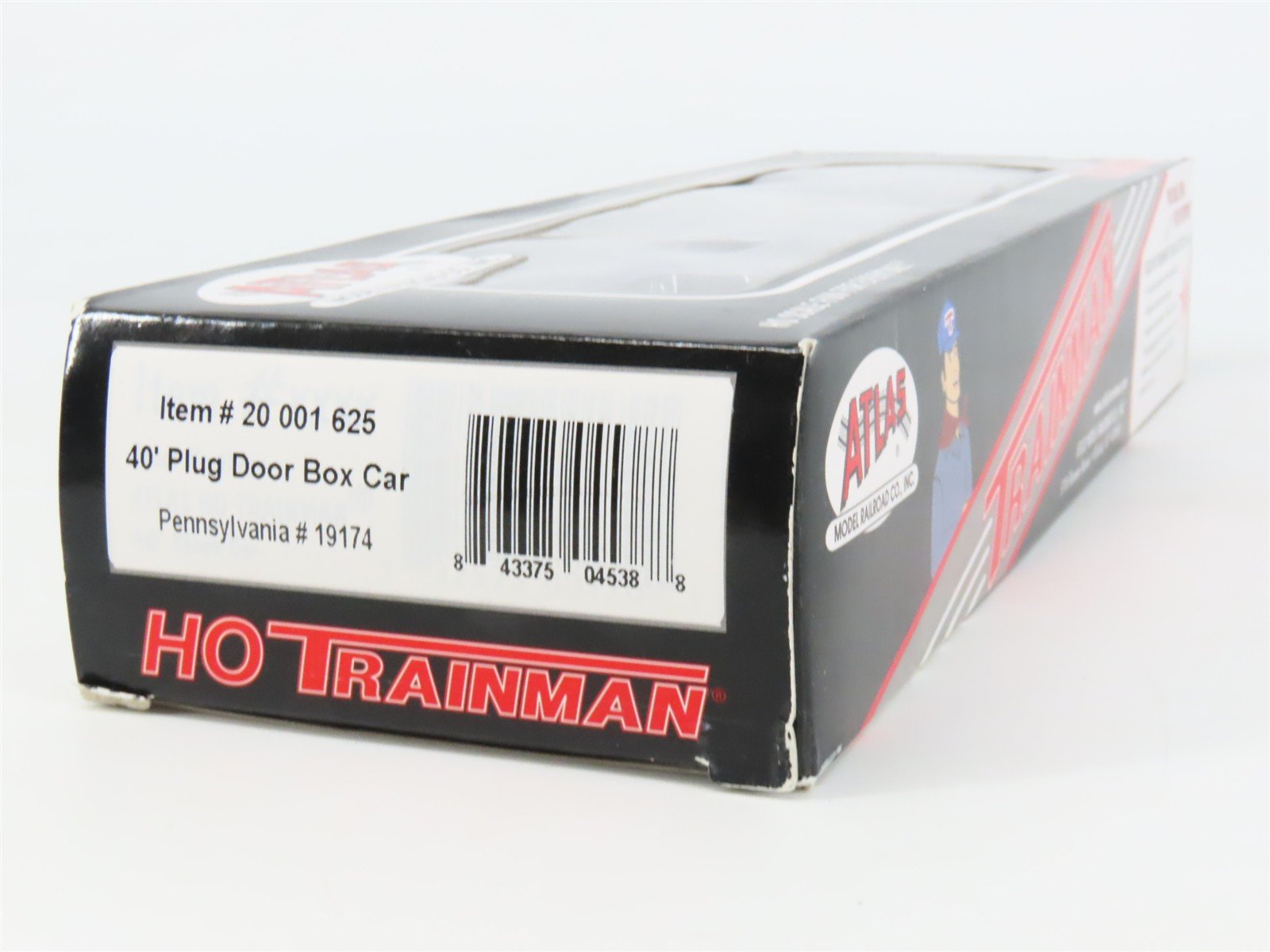 HO Scale Atlas 20001625 PRR Pennsylvania 40' Plug Door Box Car 19174 RTR