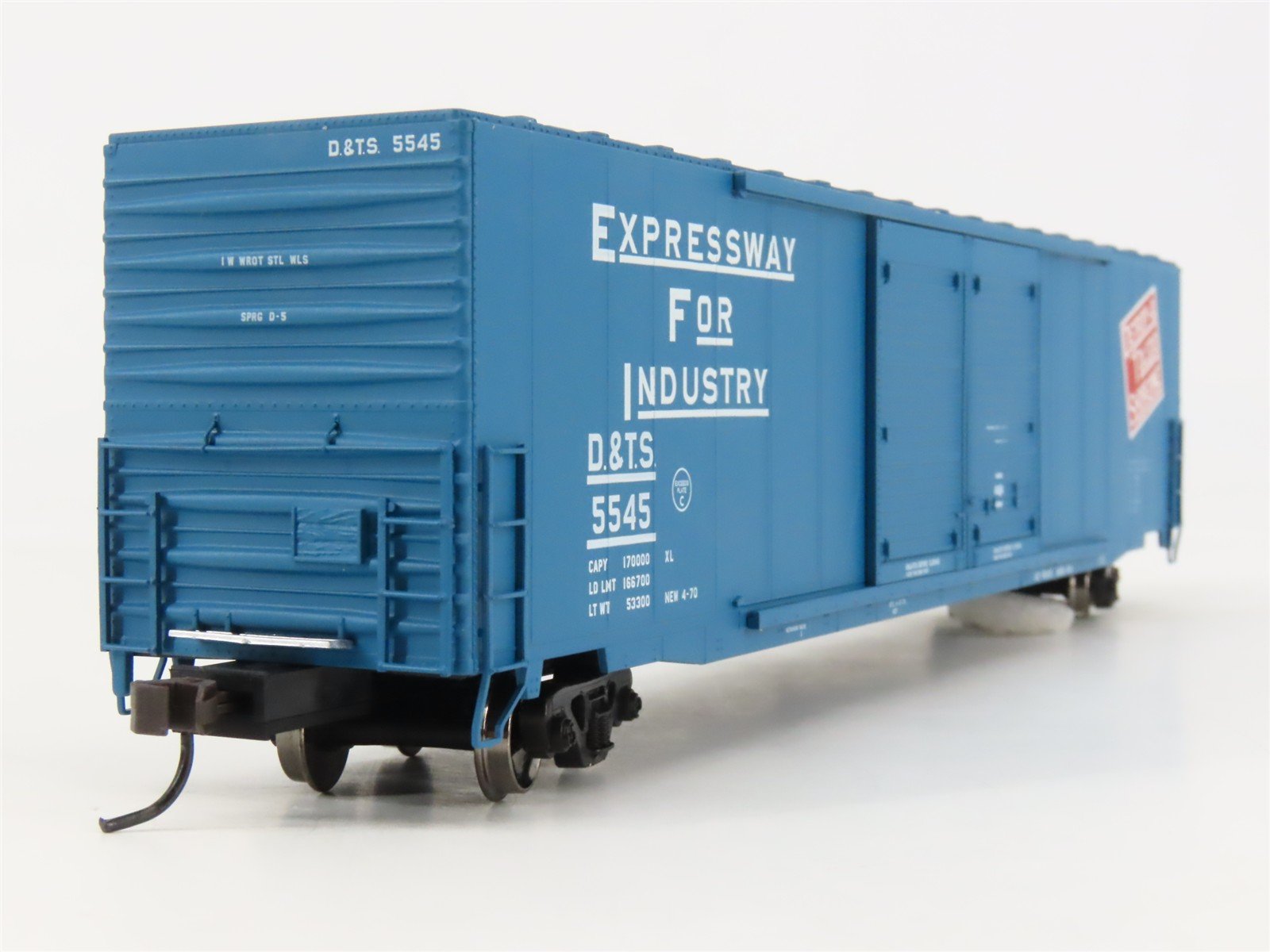 HO Scale Atlas 20000676 D&TS Detroit & Toledo Shore Line 60' Box Car 5545 RTR