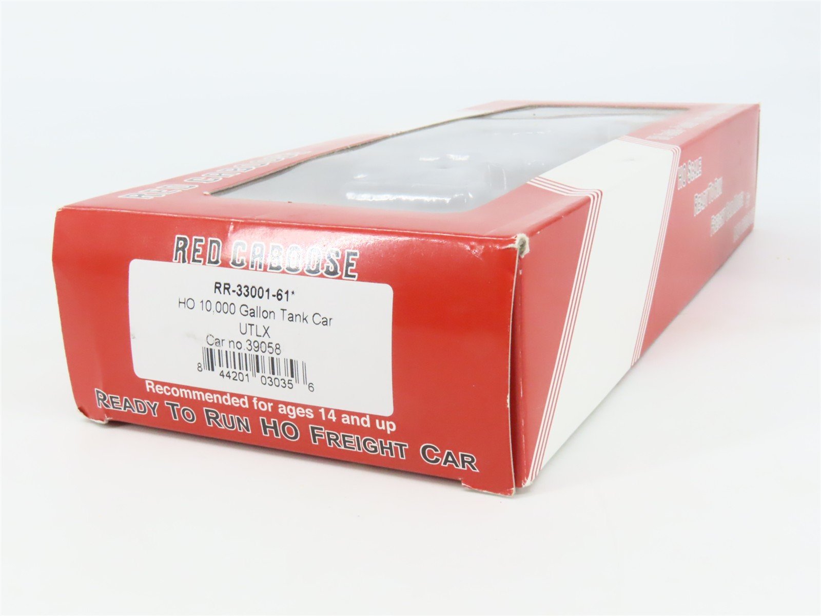 HO Scale Red Caboose RR-33001-61 Union Tank Car Co. 10,000 Gallon Tank Car RTR