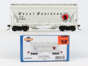 HO Scale Athearn ATH93979 GN Great Northern 2-Bay Covered Hopper 173803 RTR