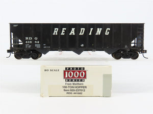 HO Scale PROTO 1000 920-237012 RDG Reading 3-Bay Hopper 41682 RTR