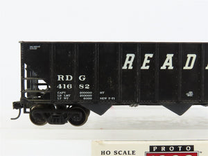 HO Scale PROTO 1000 920-237012 RDG Reading 3-Bay Hopper 41682 RTR