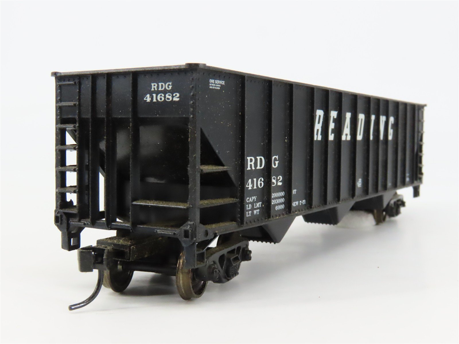 HO Scale PROTO 1000 920-237012 RDG Reading 3-Bay Hopper 41682 RTR