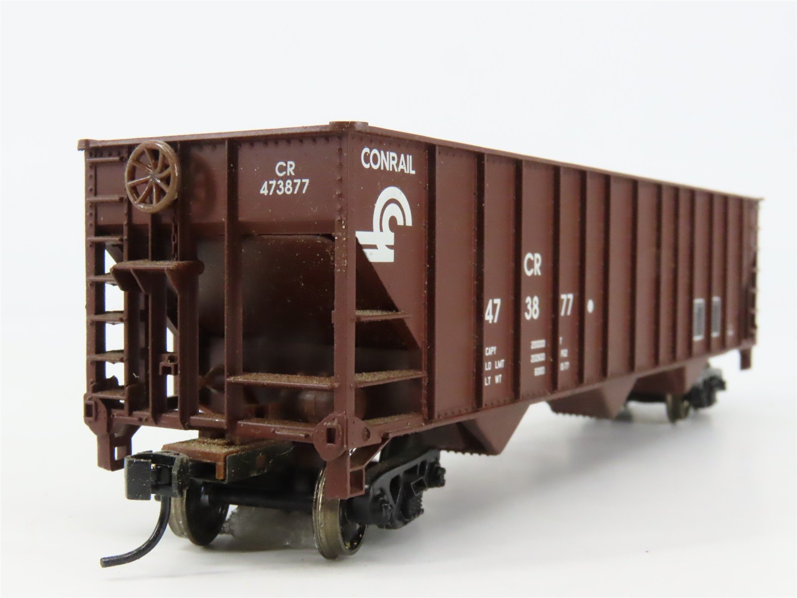 HO Scale PROTO 1000 920-37013 CR Conrail 100-Ton Hopper 473877 RTR