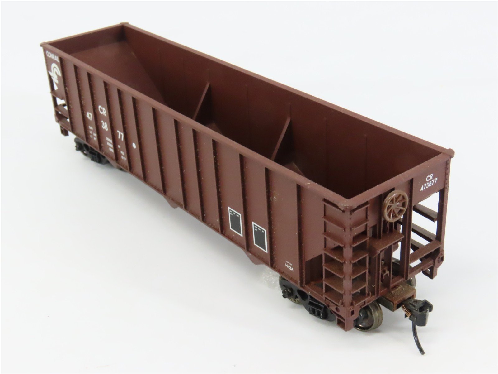 HO Scale PROTO 1000 920-37013 CR Conrail 100-Ton Hopper 473877 RTR
