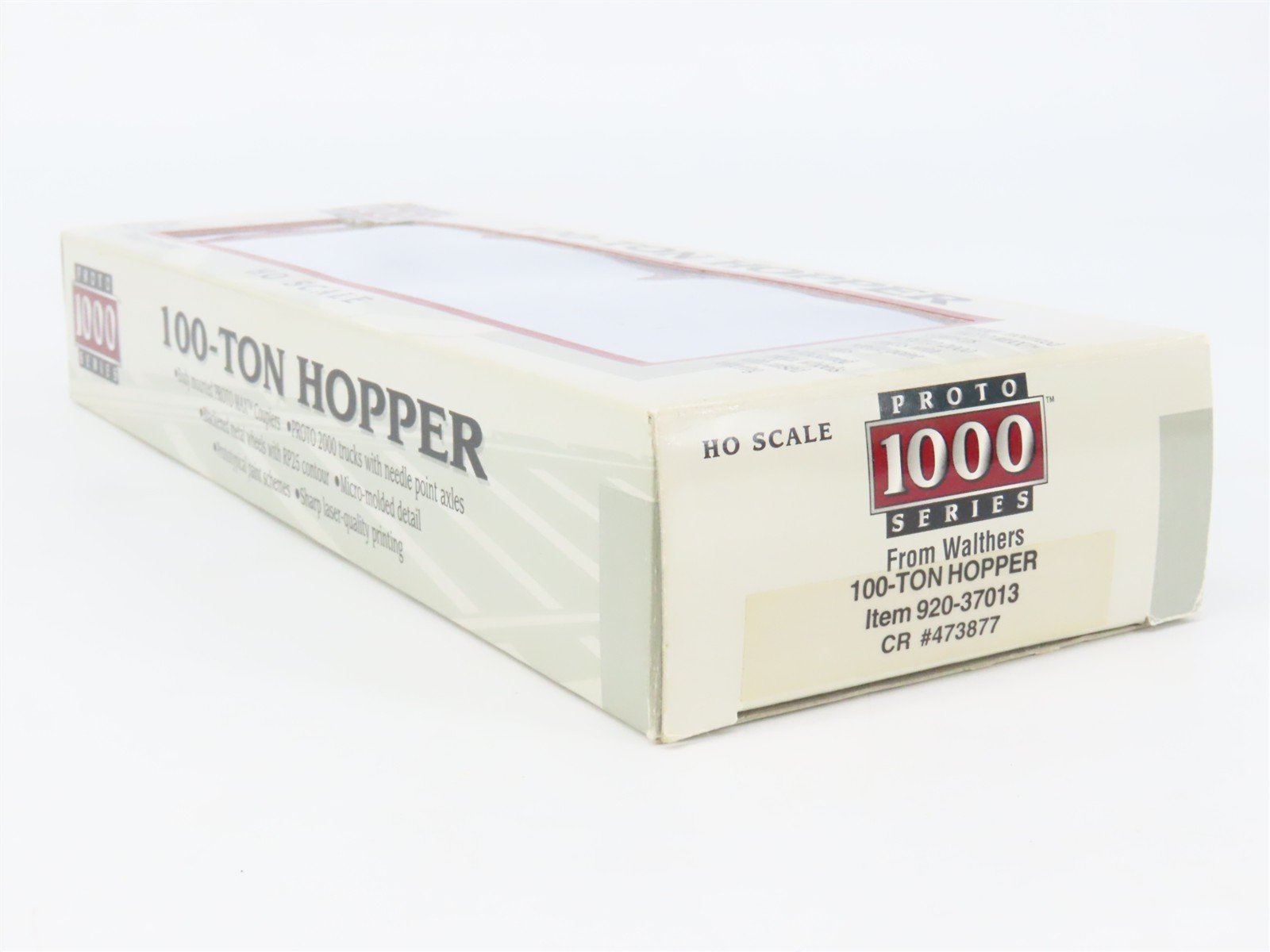HO Scale PROTO 1000 920-37013 CR Conrail 100-Ton Hopper 473877 RTR
