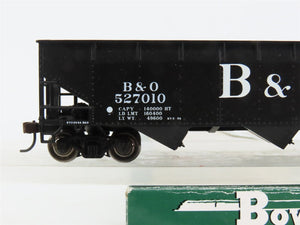 HO Scale Bowser 40640 B&O Baltimore & Ohio 3-Bay Hopper 527010 RTR