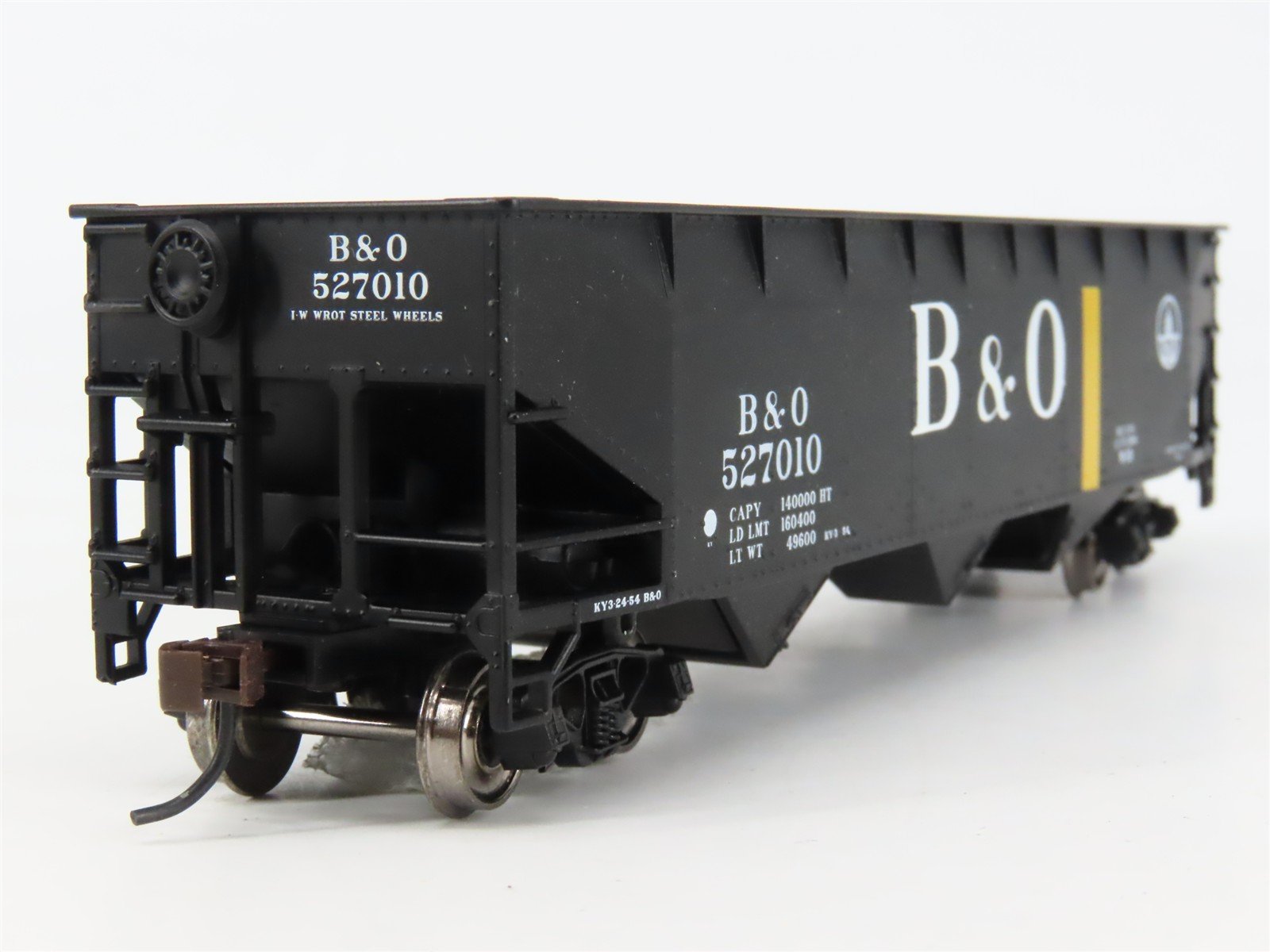 HO Scale Bowser 40640 B&O Baltimore & Ohio 3-Bay Hopper 527010 RTR