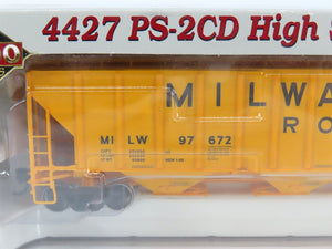 HO Scale PROTO 2000 23780 MILW Milwaukee Road 3-Bay Covered Hopper 97672 RTR