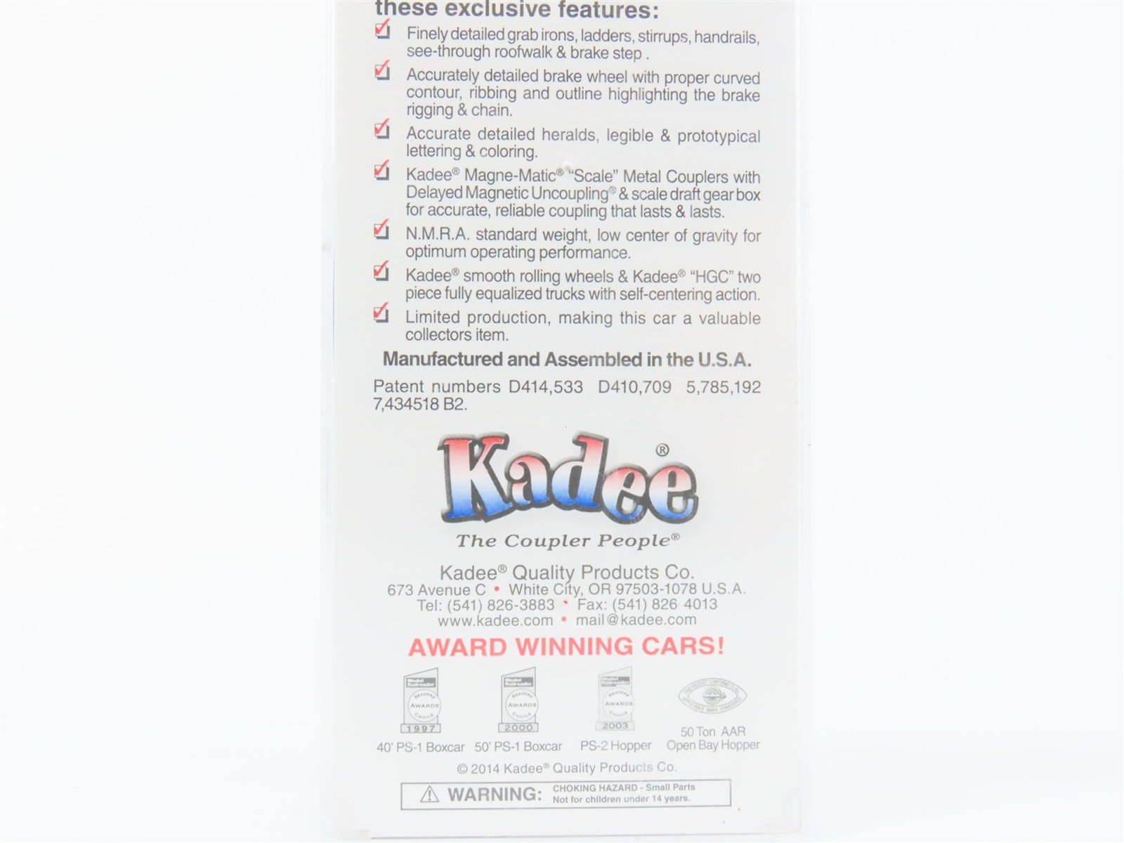 HO Scale Kadee 6374 GN Great Northern 50' 50' PS-1 Box Car 39849 RTR
