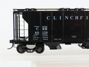 HO Scale Kadee 8329 CRR Clinchfield 2-Bay Covered Hopper 60139 RTR
