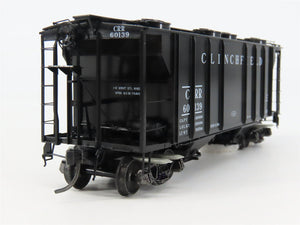 HO Scale Kadee 8329 CRR Clinchfield 2-Bay Covered Hopper 60139 RTR