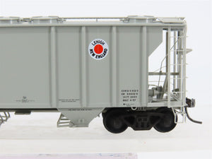 HO Scale Kadee 8036 LNE Lehigh New England 2-Bay PS-2 Covered Hopper 18167 RTR