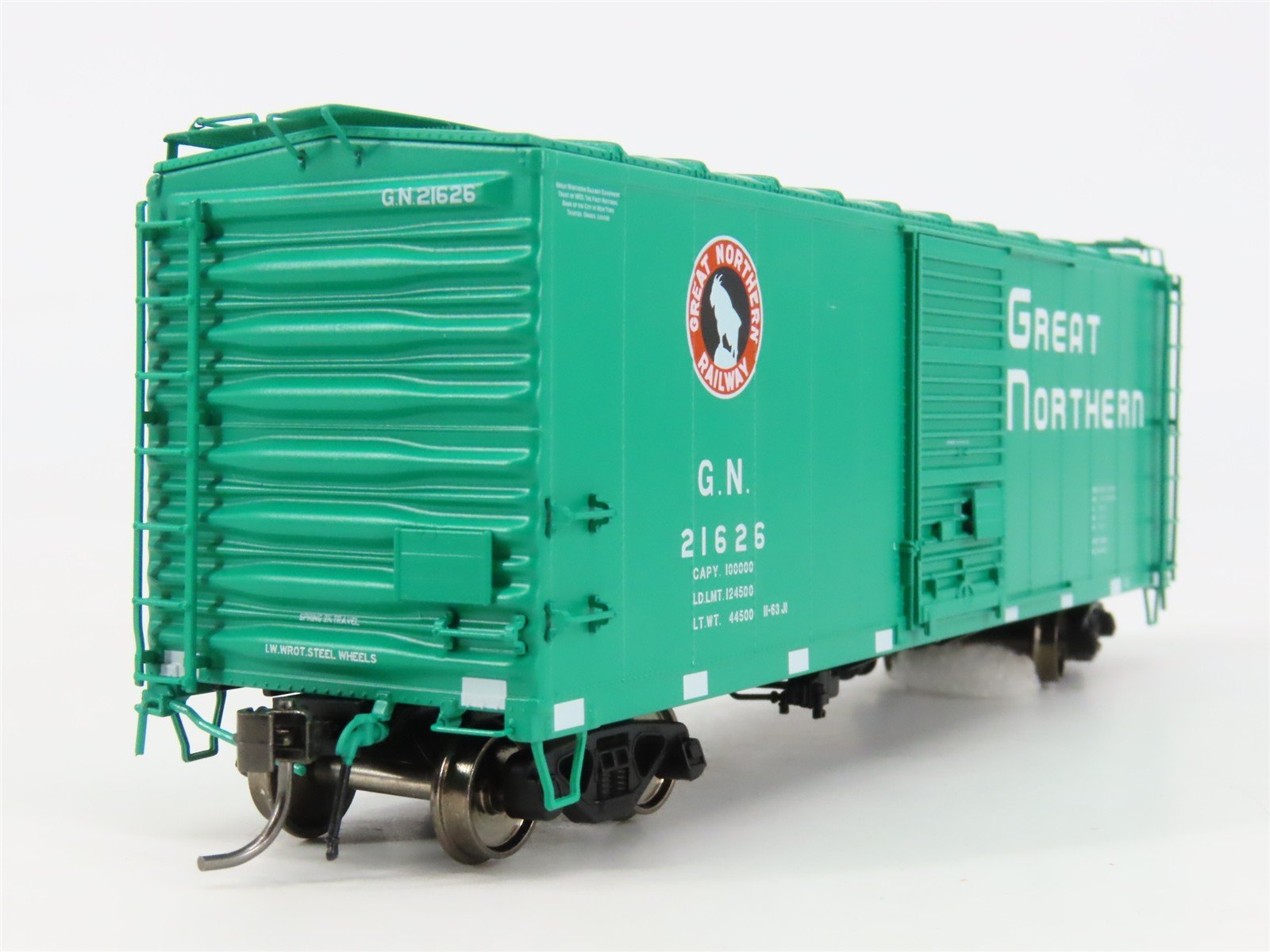 HO Scale Rapido 155003A GN Great Northern 40' Box Car 21626 RTR