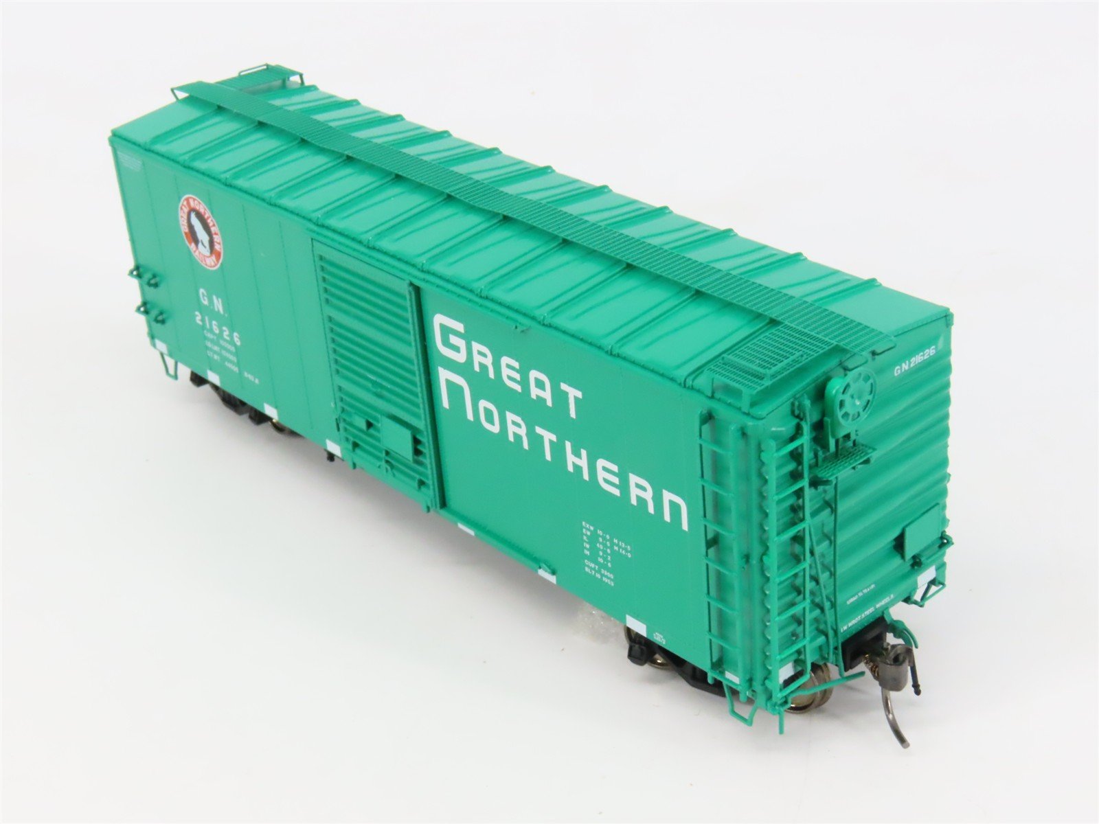 HO Scale Rapido 155003A GN Great Northern 40' Box Car 21626 RTR