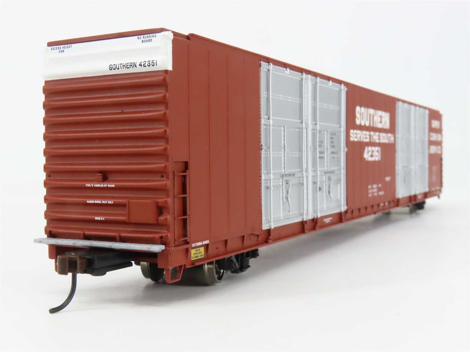 HO Scale Walthers 932-235311 Southern 86' 86' Hi-Cube 8-Door Box Car 2-Pack RTR