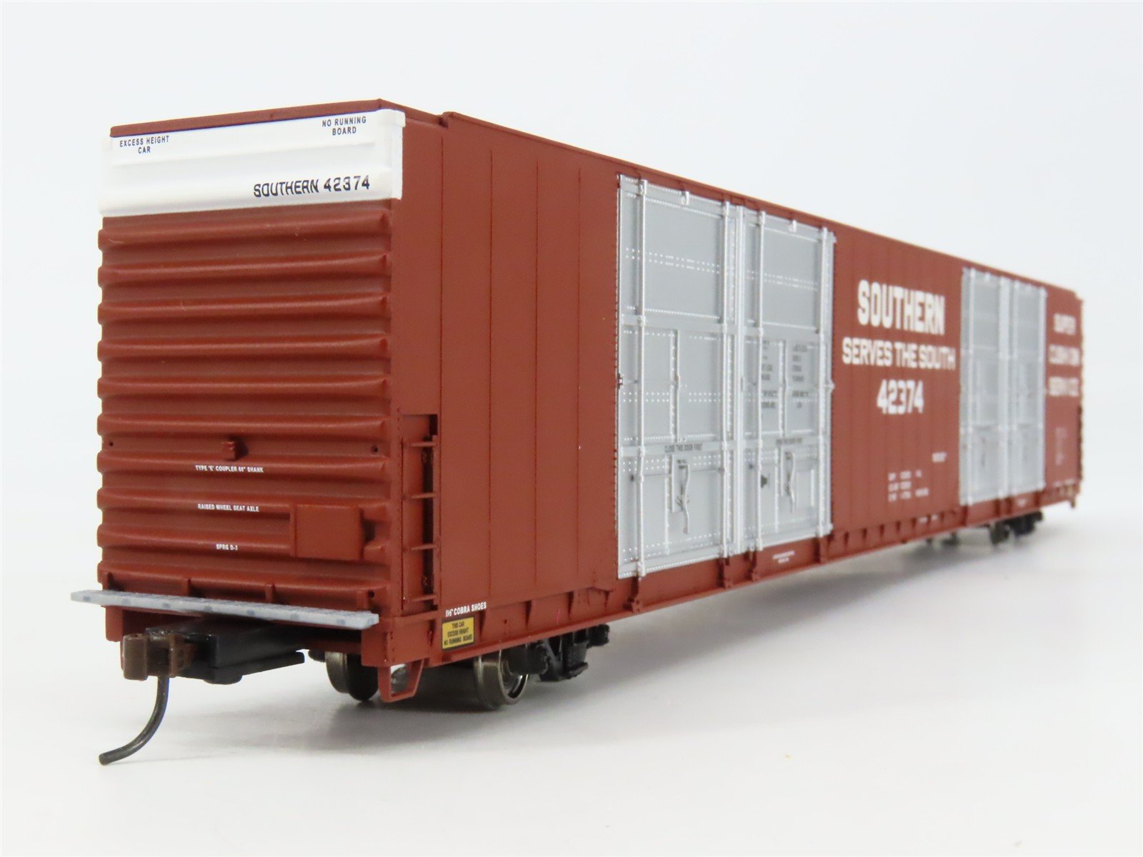 HO Scale Walthers 932-235311 Southern 86' 86' Hi-Cube 8-Door Box Car 2-Pack RTR