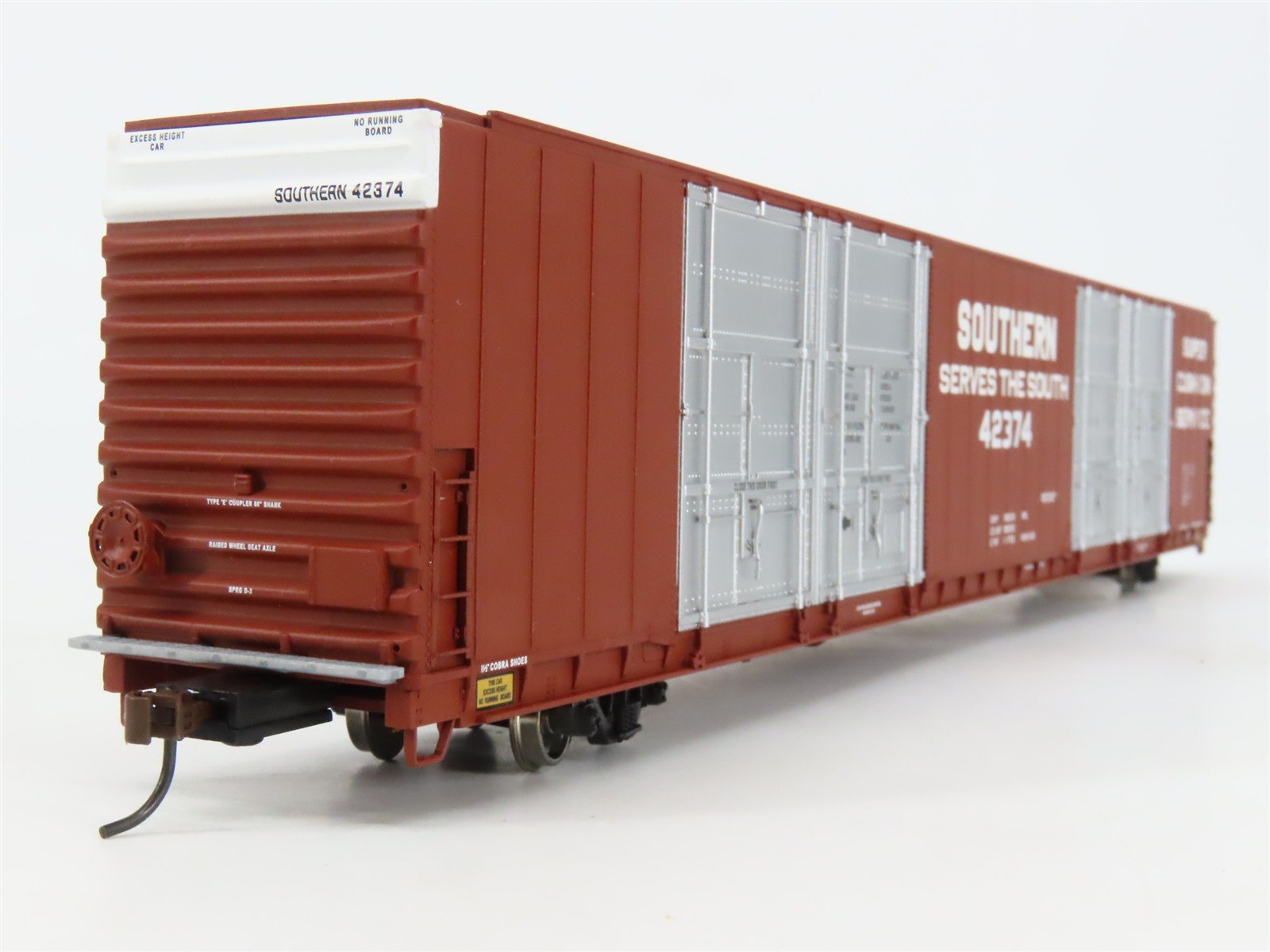 HO Scale Walthers 932-235311 Southern 86' 86' Hi-Cube 8-Door Box Car 2-Pack RTR
