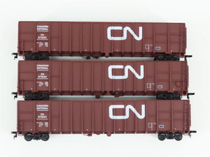 HO Scale Walthers 932-34057 CN Canadian National 61' Gondola 3-Pack RTR