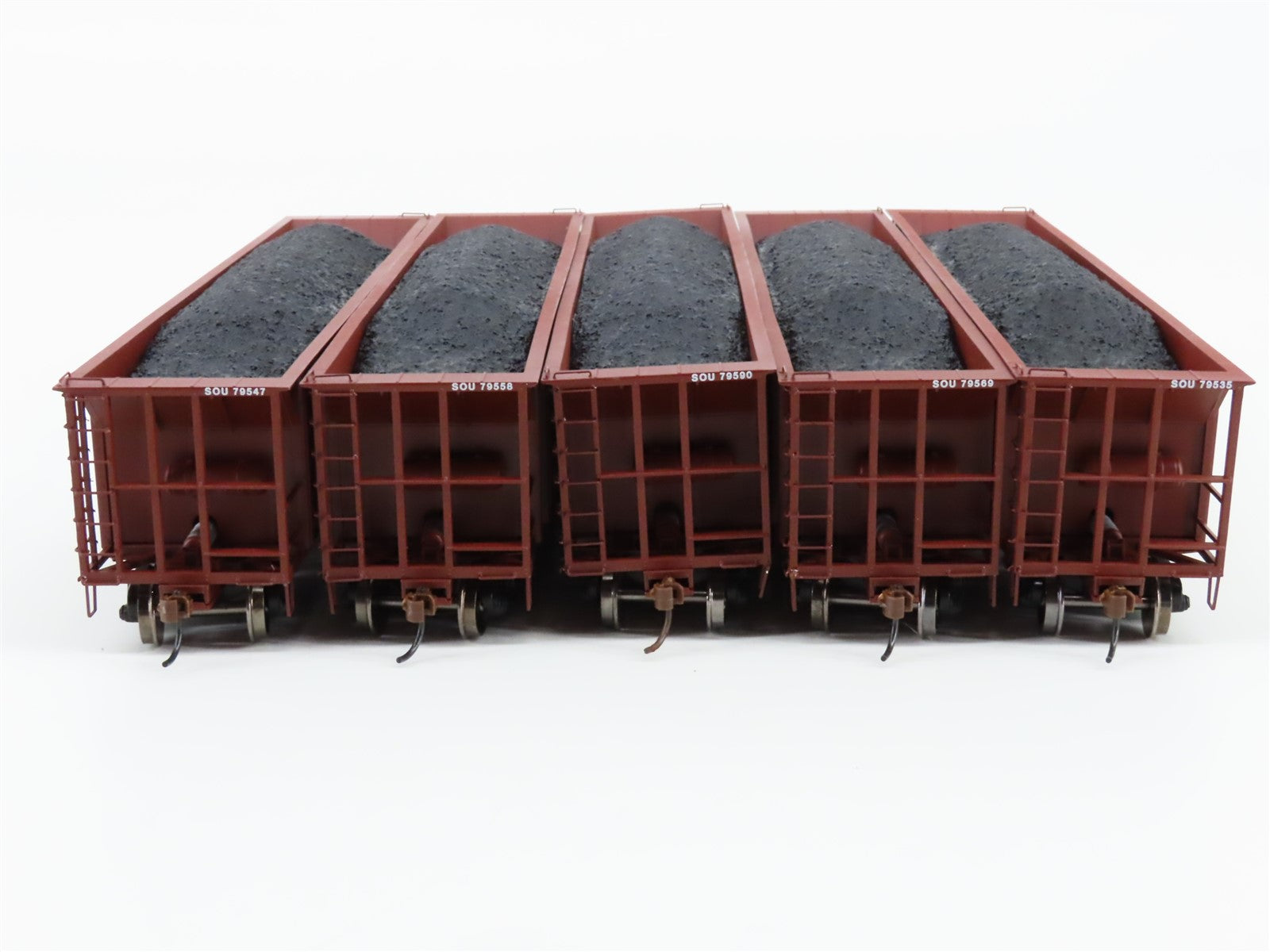HO Scale Athearn ATH98343 SOU Southern 5-Bay Rapid Discharge Hopper 5-Pack RTR
